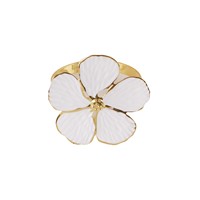 Nouvelle pince à serviette de style chinois, design simple et élégant, avec fleur de prunier à cinq pétales et peintures circulaires multicolores