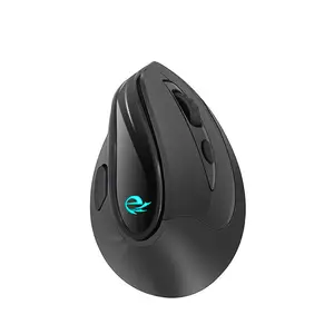 Dual mode 2.4G Wireless & BT 5.1 RGB Light Electric Vertical Ergonomic Mouse 9D Type C Rechargeable Computer Mice MW-060-9D