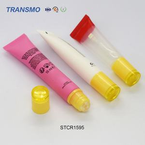 Tubes de gloss à lèvres en gros, contenants vides, tubes cosmétiques en plastique à presser avec applicateur en silicone, MOQ 12000 - Product Image 1