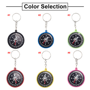 Mini boussole porte-clés promotionnelle, logo personnalisé, accessoires de navigation multifonctionnels pour la survie, pour la randonnée - Product Image 2