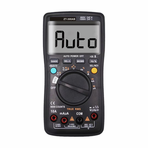 Multimètre numérique ZT300AB à sélection automatique de gamme, True RMS, pour courant alternatif, tension et température. - Product Image 6