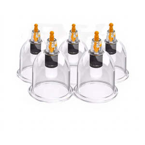 DIVIED INTERNATIONAL PROMOTION EXCEPTIONNELLE Kit de ventouses médicales pour le corps, ventouse simple Hijama Série B avec ventouses en plastique B1-B7, anti-arthritique - Product Image 1