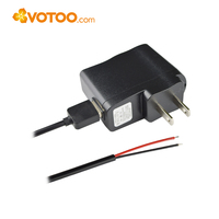 Adaptateur secteur USB AC/DC 5V 1A 100-240V à brancher pour bande LED, routeur sans fil, appareils audio-vidéo, certifié CE FCC, OEM ODM