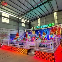 Manège rotatif sur le thème de l'espace, de qualité commerciale, pour projet de divertissement intérieur de centre commercial (FEC)
