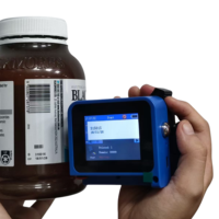 Impresora de Inyección de Tinta Manual Portátil TIJ, Mini Impresora de Tubos, Máquina de Codificación de Lotes con Logotipo Flexible, Fecha de Caducidad, Código QR