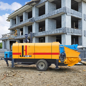 Bomba de Cemento Hidráulica con Control Remoto de 60 m³/h, Bomba de Remolque para Hormigón, Producto de Fábrica JIUHE, para Uso en Construcción - Product Image 6