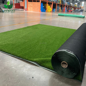 Groothandel Dikste C Gras Para Jardin Beesten Kunsttapijt Roll Indoor Outdoor Kunstgras Met Groene Pp Doek - Product Image 1