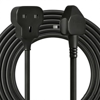 Câble d'extension robuste 13A 250V UK H05VV-F BS1363 standard à 3 broches avec conducteur en cuivre et gaine en PVC pour utilisation informatique