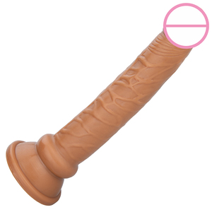 Реалистичный фаллоимитатор из ПВХ для стимуляции точки G, мягкий силиконовый дилдо с присоской, очень большой, для женского удовольствия - Product Image 3