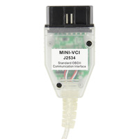 Última Versión 2024 KINGOBD MINI VCI V18.00.008 Interfaz J2534 V17 Lector de Códigos de 12v para TIS Techstream Cable de Diagnóstico OBD