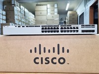 En stock, commutateur réseau PoE Gigabit 24 ports, 128 Gbps, 130,5 Mpps, LACP, QoS, SNMP, empilable, VLAN pour réseau d'accès d'entreprise