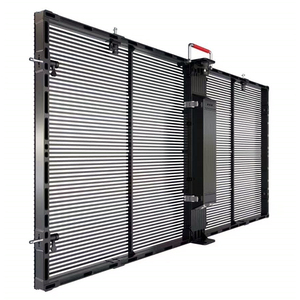 P3.91-7.81 Full Color Hd Advertising Ultra Thin Glass Led <b>Wall</b> Panel Event Led <b>Screen</b> Clear Transparent Led Display - Product Image 1