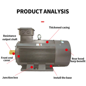 単相非同期モーター3kw 220v 4kw 5.5kw 7.5kw 750 Rpm 1400 Rpm 3000 Rpm - Product Image 3