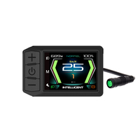 BAFANG 8fun 600C UART Pantalla Mid Drive TFT 600C Bicicleta eléctrica eBike BBS01 BBS02 y BBSHD UART Enchufe redondo de 5 pines
