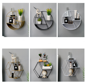 Decoration Industrial Floating Hanging <strong>Wall</strong> Shelves <strong>Storage</strong> <strong>Racks</strong> - Product Image 4