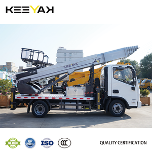 Camion aérien FOTON 4x2 200KG Euro <span class=keywords><strong>2</strong></span> à Euro 6 camion à godet élévateur camion de travail à haute altitude monté sur plate-forme de travail aérien personnalisée - Product Image 4