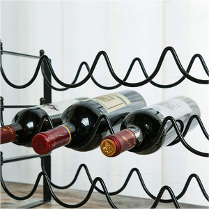 Porte-<span class=keywords><strong>vin</strong></span> en métal sur pied, présentoir à bouteilles de <span class=keywords><strong>vin</strong></span> pour la maison, rangement vertical pour <span class=keywords><strong>vin</strong></span> - Product Image 3
