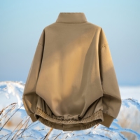 Veste matelassée d'hiver pour homme, de haute qualité et respectueuse de l'environnement, col montant classique, style business et décontracté, haute couture