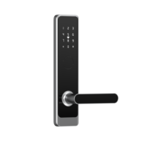 Cerradura Inteligente para Puerta con Aplicación TTLock, Cerradura Eléctrica Inteligente con Software de Gestión Hotelera Gratuito, Tarjeta de Acceso, Contraseña, Cerradura para Puerta de Hotel