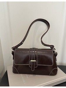 Nouveau Sac Bandoulière Rétro Grande Capacité en Cuir PU pour Femme 2026 – Tendance, Polyvalent, Minimaliste, Élégant, Compact et Carré - Product Image 4