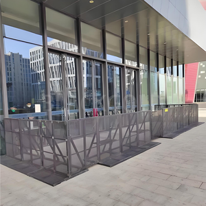 ポータブル 角型 スチール製 アルミニウム製 群衆整理用バリケード 屋外イベント用 仮設可動式フェンス トレリスゲート 販売 - Product Image 2