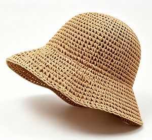 Women's Straw <b>Hat</b> Openwork Breathable Woven Straw Fisherman's <b>Hat</b> <b>Summer</b> Beach Outing Sun Protection <b>Hat</b> - Product Image 3
