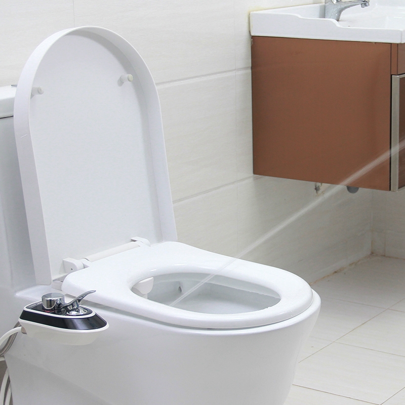 Toiletten sitz Bidet aufsatz Kaltwasser Bidet Einzel düse Toiletten bidet Selbst reinigende Düse