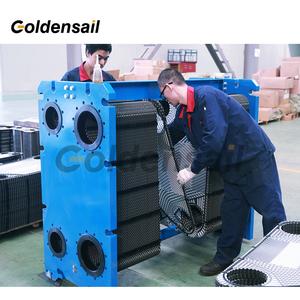 Thay thế <span class=keywords><strong>sondex</strong></span> sf123 sf160 sf53 Miễn phí lưu lượng tấm trao đổi nhiệt tấm với EPDM NBR Gasket - Product Image 4