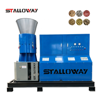Machine à granulés de bois à matrice plate industrielle STALLOWAY 800, haute capacité, pour la production de biocarburant à partir de sciure de bois et de biomasse
