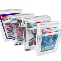 Boîte de protection transparente en acrylique pour cartes gradées BGS, CGC, PSA, ACE