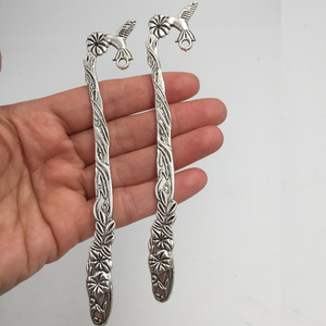 Marcapáginas de pájaro de 120mm, marca de <span class=keywords><strong>Libro</strong></span> <span class=keywords><strong>Tibetano</strong></span>, marcapáginas metálico, artesanía de Metal Zakka, sin níquel y sin plomo - Product Image 2