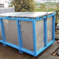 Prix usine Skip Bin Scrap Metal Collection Bin à sauter en acier inoxydable Gestion des déchets Poubelles industrielles Bennes à ordures