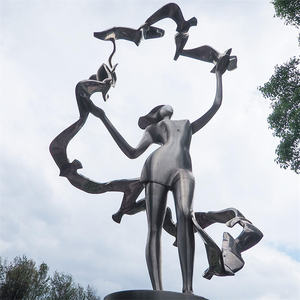 Statue de dames nues de grand jardin extérieur moderne grande femme nue en laiton bronze femme nue pour le sexe - Product Image 3