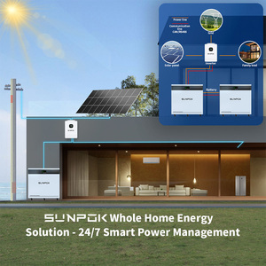 Batería de Litio Sunpok 51.2V 600Ah 30KWh Lifepo4 para Almacenamiento de Energía Solar Fotovoltaica para el Hogar, con Ruedas y Pantalla Táctil Móvil - Product Image 2