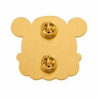 Épingles à revers en métal antique de style animal, de forme personnalisée, plaquées or, émail imprimé UV, cadeaux promotionnels