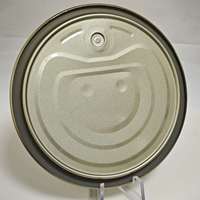 300 #   Capuchons métalliques en aluminium chromé TFS de 72,9 mm, dorés, à ouverture facile, pour l'emballage de viande