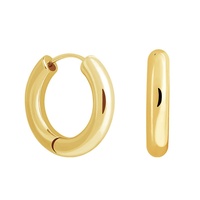 Bijoux personnalisés Maimang, minimalistes, en argent sterling 925 plaqué or 14 carats, boucles d'oreilles créoles pour femmes