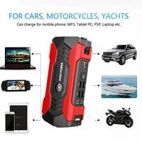 Compresseur d'air numérique portable 150 psi pour voitures, vélos et motos avec démarreur de secours, batterie externe et lampe torche LED