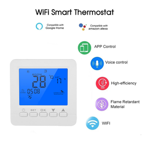 Termostato <span class=keywords><strong>de</strong></span> Habitación, Calefacción por Suelo Radiante Eléctrica, Termostato Digital Programable Modbus, <span class=keywords><strong>Calentador</strong></span> Inteligente con Wifi, Controlador <span class=keywords><strong>de</strong></span> Temperatura - Product Image 2