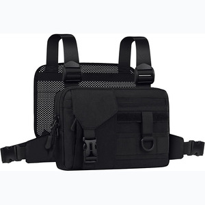 Échantillon Gratuit Sac de Poitrine Unisexe Rétro Tactique à Cadre Interne Style Japonais avec Bandoulière Jacquard Étanche pour Ordinateur - Product Image 2