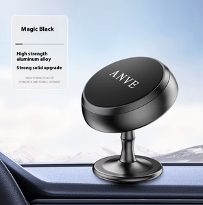 2025 plus récent support de voiture personnalisé Navigation flamme taureau 360 degrés métal magnétique support d'évent en plastique paresseux support de téléphone pour Mobile - Product Image 4
