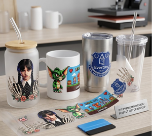 Etiquetas Adhesivas Personalizadas Ecológicas con Protección UV para Vasos y Botellas de 16 oz, Adhesivos de Transferencia de PET Premium Resistentes al Agua, Sin Calor - Product Image 3