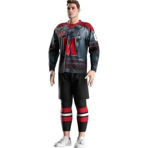 Uniforme Deportivo Personalizado para Equipos Universitarios, Sublimación, Jersey de Hockey en Blanco - Product Image 5