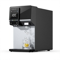 Nouvel Arrivage Distributeur d'Eau Chaude et Froide Électrique de Comptoir avec Machine à Glaçons, Conception Sans Réservoir pour la Maison, le Bureau, l'Hôtel et l'Utilisation sur Table