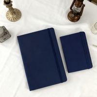 Carnet de planification à couverture rigide PU 7 couleurs avec élastique A6 – Cadeau DIY style Morandi réfléchit pour étudiants