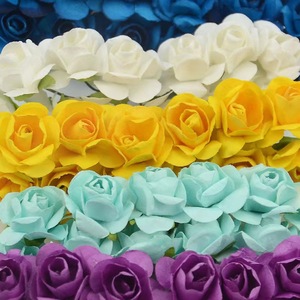 Simulated rose <b>paper</b> flower, simulated flower gift box, candy box, mini craft flower for decoration - Product Image 5