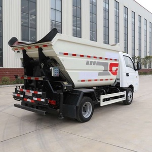 Camión de basura eléctrico de alta elevación DCD5041ZZZZBEV sin contaminación secundaria, 5 metros cúbicos, 90 km/h, tanque de agua sellado en forma de barco. - Product Image 6