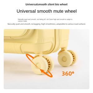 Equipaje para niñas de 14 pulgadas y 18 pulgadas con ruedas extraíbles Compartimento de Apertura frontal Bloqueo de contraseña antirrobo Manija de goma - Product Image 3