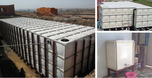 Tanque de <span class=keywords><strong>Agua</strong></span> de Fibra de Vidrio FRP GRP de 90000 Litros, 30m3, Resistente a la Corrosión, Económico, para Uso Doméstico en Exteriores - Product Image 3