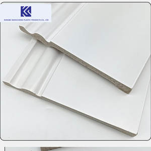 Plinthes décoratives modernes <span class=keywords><strong>pour</strong></span> intérieur en WPC, accessoires de revêtement de sol imperméables en polystyrène PS, plinthes en PVC - Product Image 1